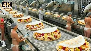 The Secret Behind Brazilian Tapioca: How Powder Magically Becomes a Crepe (Factory Process)