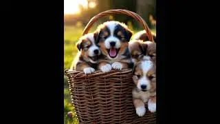 Best Cute Belgian Laekenois 4 Puppies In Basket -Cute Dogs-