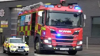 Surrey Fire & Rescue Service, Woking Advanced Technology Rosenbauer (S29P1) + Fire Officer turnout 