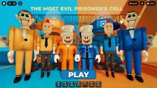 PRISONER VS POLICE PRISON RUN! (Obby) Roblox gameplay 