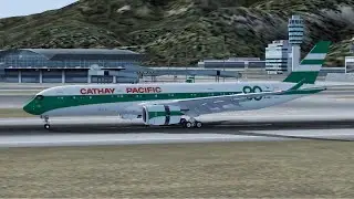 A350-900 Cathay Pacific 80th anniversary celebrations (Flight Simulator 2004/FS9)
