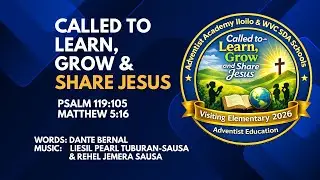 [backing track] CALLED TO LEARN, GROW & SHARE JESUS
