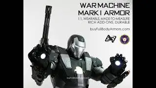 The New War Machine Mark 1 Armor Costume Suit Top Half