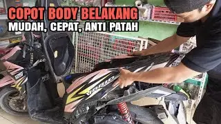 CUMA 7 menit❗Melepas cover body belakang Honda NEW VARIO