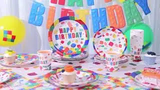 lego Birthday Party Supplies/ decorations only cost 21.98$