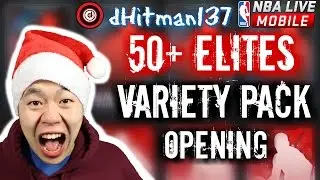 50+ Elites Variety Pack Opening - Multiple 90+ Pulls -  Nba Live Mobile Pack Opening