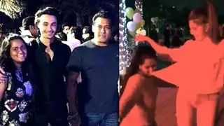 Salman Khan DANCING & CELEBRATING nephew Ahil Sharma's 2nd Birthday in Abu Dhabi