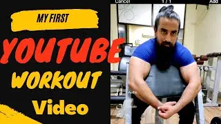 MY FIRST YOUTUBE WORKOUT Video | fitness with wellness