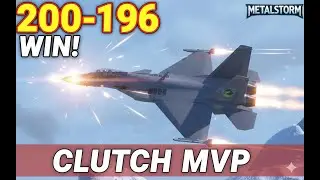 Metalstorm - J-10C Gameplay: Unlocking Air Superiority (Clutch Win)