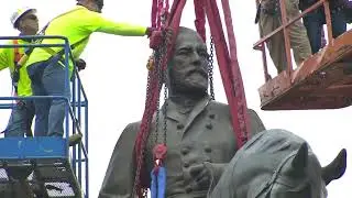 Final Confederate statue removed from Richmond's Monument Avenue