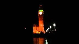 London (Big Ben ringing at night time)