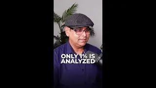 Only 1 percent is analyzed