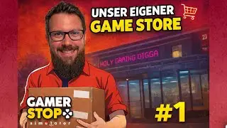 Wir ER&Ouml;FFNEN unseren ERSTEN GAME SHOP 🤩 GAMER STOP SIMULATOR ERSTEINDRUCK [UNCUT] #1