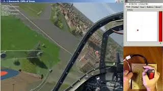 Тензоджойстик на трёх весовых датчиках (макет)