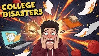 Collage Disasters | Ai Animation | Fictional Story Time 