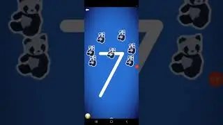 Letter School English HWT Style Numbers 1 to 10 (Old Version ; Sliver) Speed 3x 