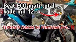 TUTORIAL MUDAH ‼️ CARA MENGATASI KODE MIL 12 BEAT F1 ECO || KODE 12 BEAT ESP