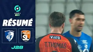 GRENOBLE FOOT 38 - STADE LAVALLOIS MFC (0 - 2) - Résumé - (GF38 - Laval) / 2023-2024