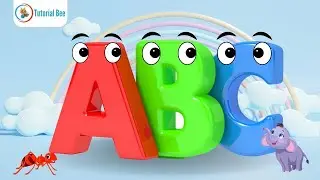 Learn alphabet with live example | Alphabet A to Z | ABCD | A to Z Phonics Sound | Tutorial Bee