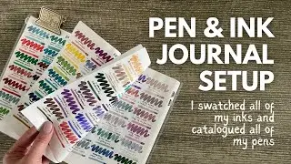 PEN & INK JOURNAL 2026 // How I set up my Hobonichi A5 Notebook for my pen & ink journal