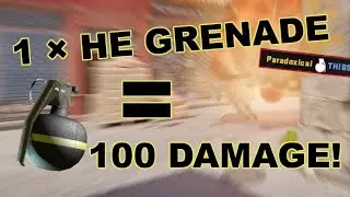 Dealing 100 Damage To A Target With One Grenade in CS2