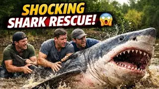 Pregnant Shark Rescued by 3 Brave Men 😱 | AI Cinematic