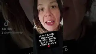 STOP DONATING PLASMA🕊️🙏🕊️