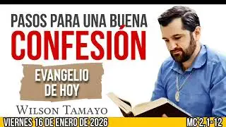 Evangelio de hoy VIERNES 16 de ENERO (Mc 2,1-12) | Wilson Tamayo | tres mensajes