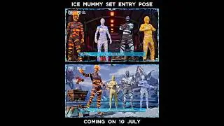 Ice Mummy Set Entry Emote 😍 #pubgmobile #pubg #pubgm