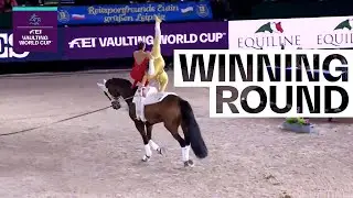 Theresa-Sophie Bresch and Torben Jacobs' technical accuracy | FEI Vaulting World Cup&trade; Leipzig