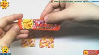 Распаковка и Обзор Еды Жевательная Резинка &ldquo;CHUPA CHUPS&ldquo; BigBabol со Вкусом Клубники, 22.5 г.