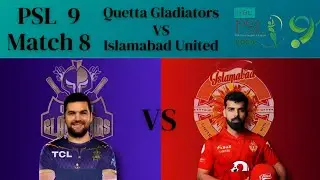 Quetta Gladiators vs Islamabad United Match 8 | HBL PSL live streaming #hblpsllive