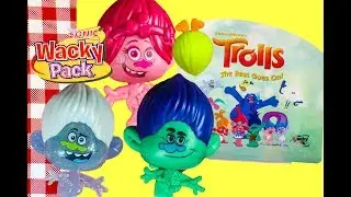Kid Meal Toys Sonic Drive Thru TROLLS COMPLETE SET 2018 Toy Picnic Review