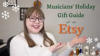 Etsy Holiday Gift Guide for Musicians 2022 | Great for classical music teachers and students