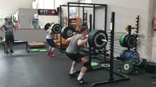 Back squat: 150 x 5 reps by Linus Johansson