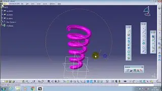 HOW TO CREATE TAPER SPRING IN CATIA V5R20 | CAD TIPS