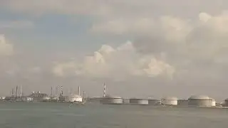 Sea View of Shell Bukom | One of the Largest Oil Refineries in the World Singapore