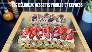 CE DÉLICIEUX DESSERT SE PRÉPARE EN MOINS DE 10 MINUTES TOP CHRONO ⏱ VERSION FRAISE 🍓& TOUT CHOCO 🍫
