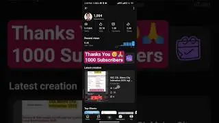 Thanks to Everyone 🙏 for 1000 Subscribers | 1st milestone ❤@YouTube #shorts #youtubeshorts