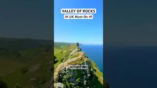 UK&rsquo;s Most Insane Landscape!! Valley of Rocks 🇬🇧 #uktravel #travelshorts #exmoor #shorts #devon