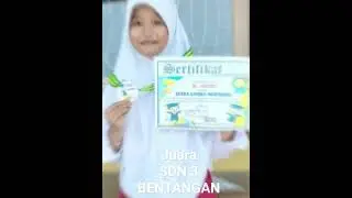 JUARA SDN BENTANGAN #juara1 #art #coloring #klaten #lombapelajar #drawing #mewarnai #lombasd