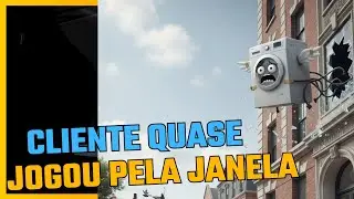O CLIENTE QUASE JOGOU A MÁQUINA PELA JANELA - veja o motivo nesse video