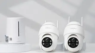 【English】COOAU C7 Home Security Wireless Outdoor Cameras System(Unboxing&Connection&Installation）