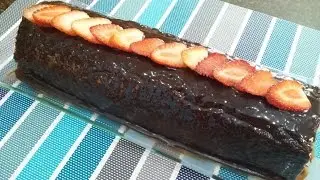 A Melhor Torta de Chocolate com Morangos e Chantilly!