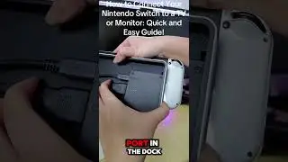 Как подключить Nintendo Switch к телевизору или монитору: краткое и простое руководство!