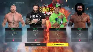 wwe2k22 live stream/ROMAN VS VEER VS CENA VS BROCK et&rsquo;s Play match as per viewers wish/#wwe #wwe2k22