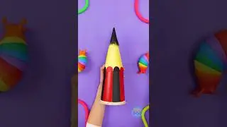 📏 Surprise With A Pencil Case 😍 Made From Cardboard! ✏️