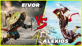 Assassin's Creed Valhalla VS Assassin's Creed Odyssey - Combat | Eivor VS Alexios