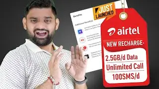 Unlock Airtel&rsquo;s New Recharge Benefits | 2.5GB Daily + 5G Data | Unlimited 5G Data | Perplexity Pro |