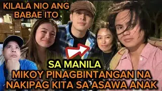 MIKOY PINAGBINTANGAN NA NAKIPAG KITA SA ANAK AT ASAWA  AT SINO? ITONG BABAE  KILALA MO?